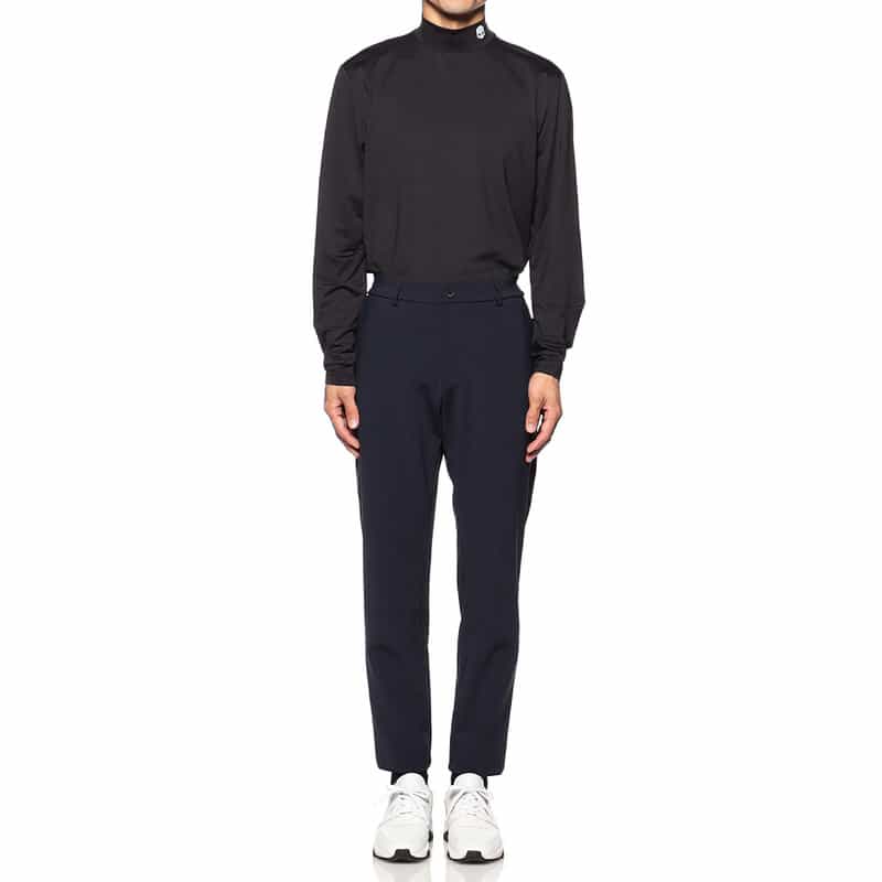 HYDROGEN セットアップ裏地フリースソフトシェルパンツ NAVY