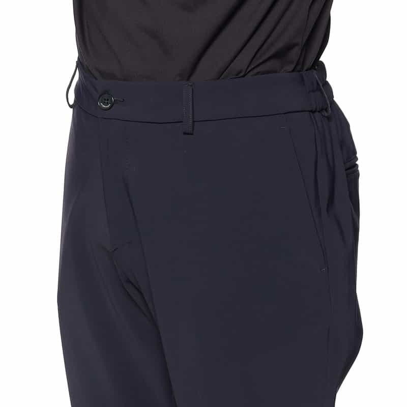 HYDROGEN セットアップ裏地フリースソフトシェルパンツ NAVY