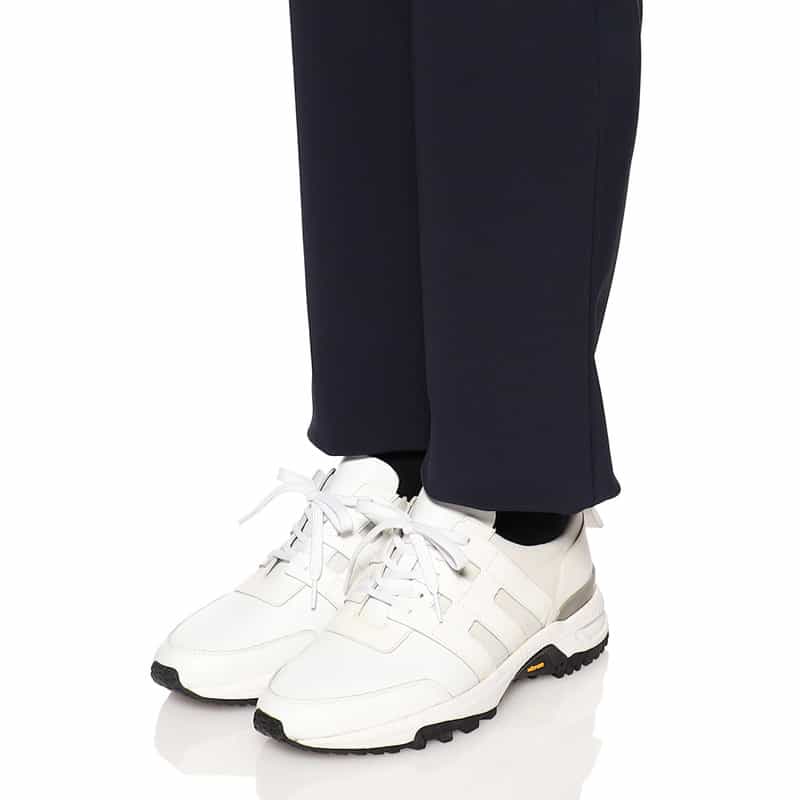 HYDROGEN セットアップ裏地フリースソフトシェルパンツ NAVY