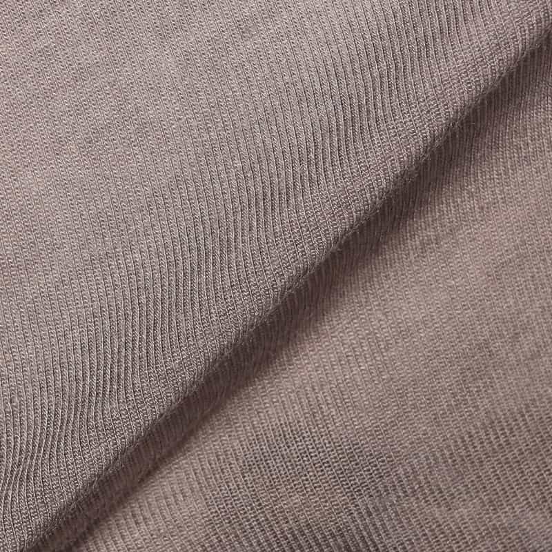 BARNEYS NEW YORK ウォッシャブルタートルネックシアーニットプルオーバー LIGHT BROWN