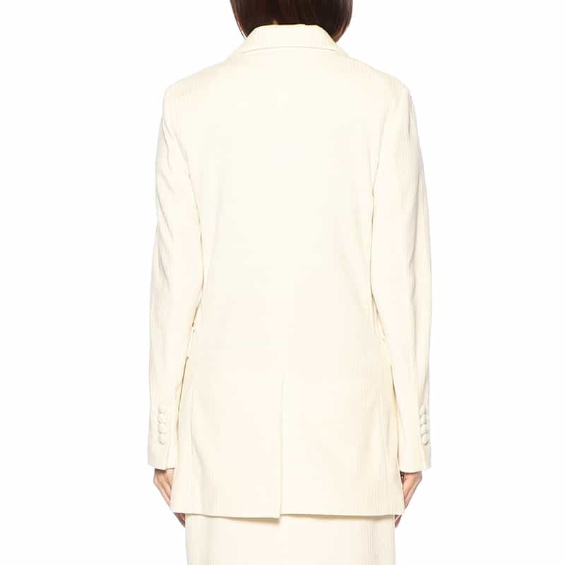 CIRCOLO1901 セットアップダブルブレステッドコーデュロイジャケット IVORY