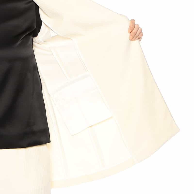 CIRCOLO1901 セットアップダブルブレステッドコーデュロイジャケット IVORY