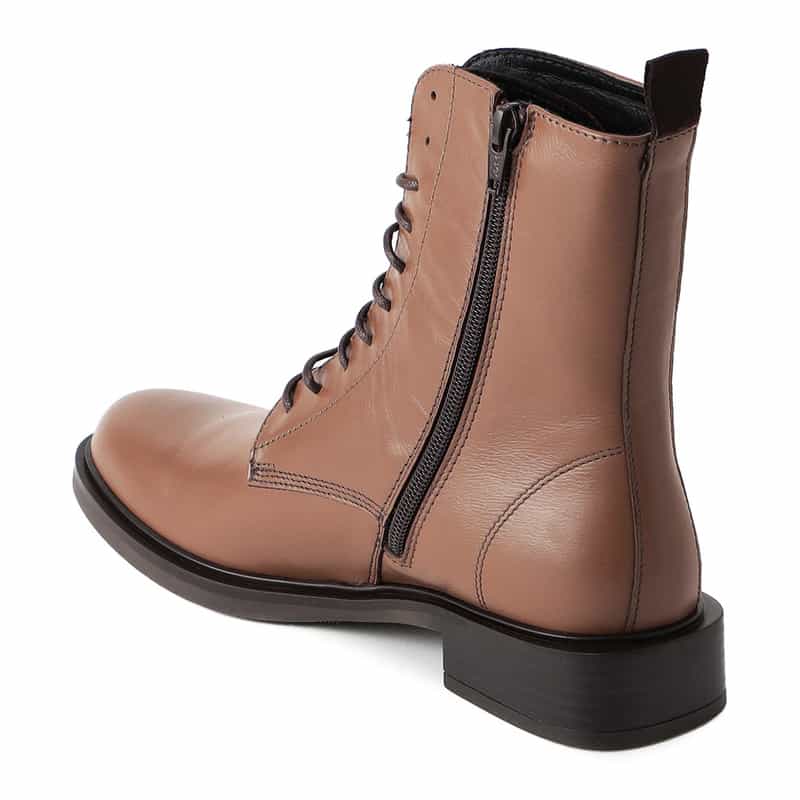 BARNEYS NEW YORK レースアップブーツ BROWN