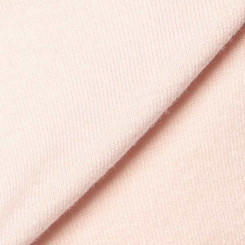 BARNEYS NEW YORK ウォッシャブルヘムフリルショートニットカーディガン LIGHT PINK