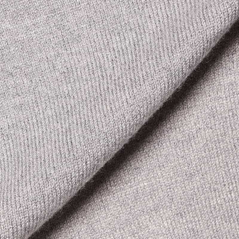 BARNEYS NEW YORK ウォッシャブルヘムフリルショートニットカーディガン LIGHT GRAY