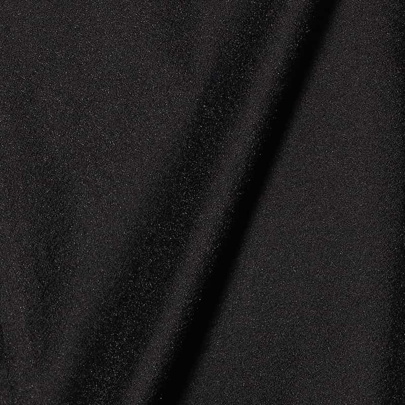 BARNEYS NEW YORK ウォッシャブルスタンドカラーボリュームシアーブラウス（キャミソール付き） BLACK