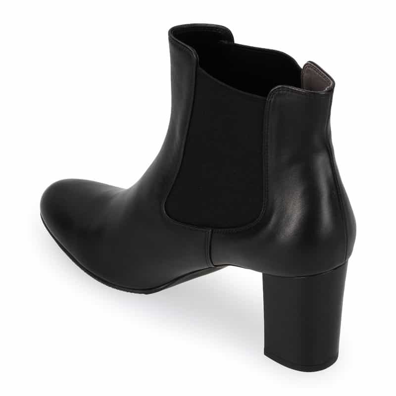 BARNEYS NEW YORK サイドゴアショートブーツ BLACK