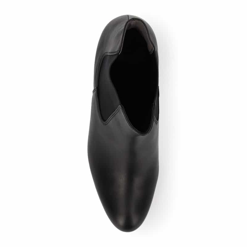 BARNEYS NEW YORK サイドゴアショートブーツ BLACK
