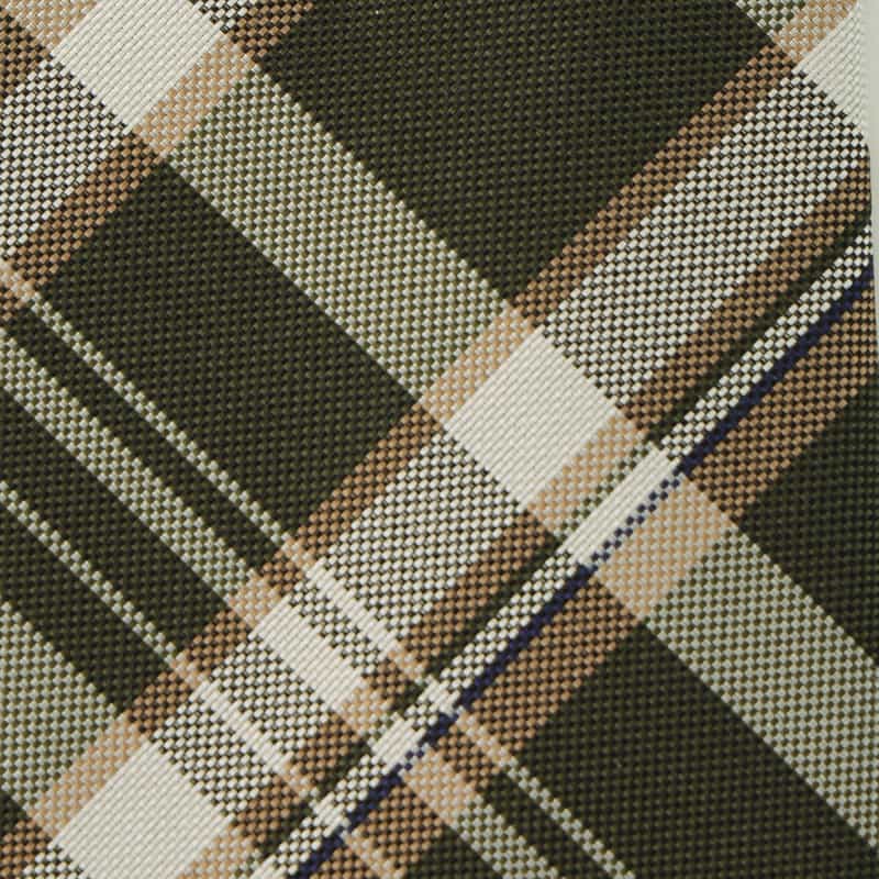 BARNEYS NEW YORK チェック柄タイ GREEN