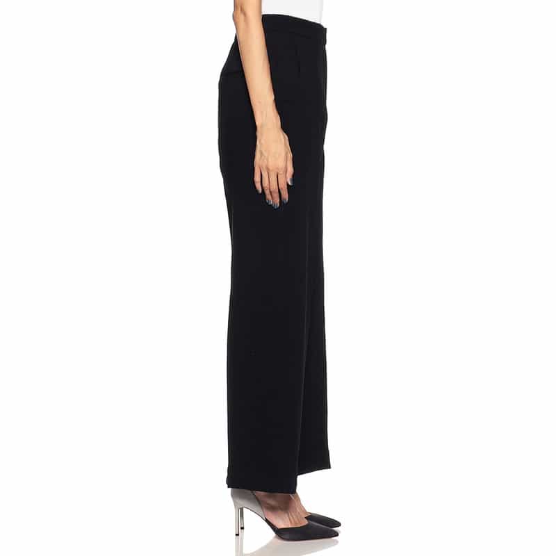 BARNEYS NEW YORK ウォッシャブル ワイドパンツ NAVY