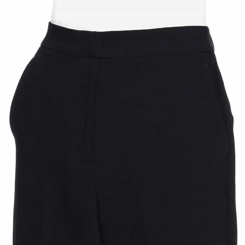 BARNEYS NEW YORK ウォッシャブル ワイドパンツ NAVY