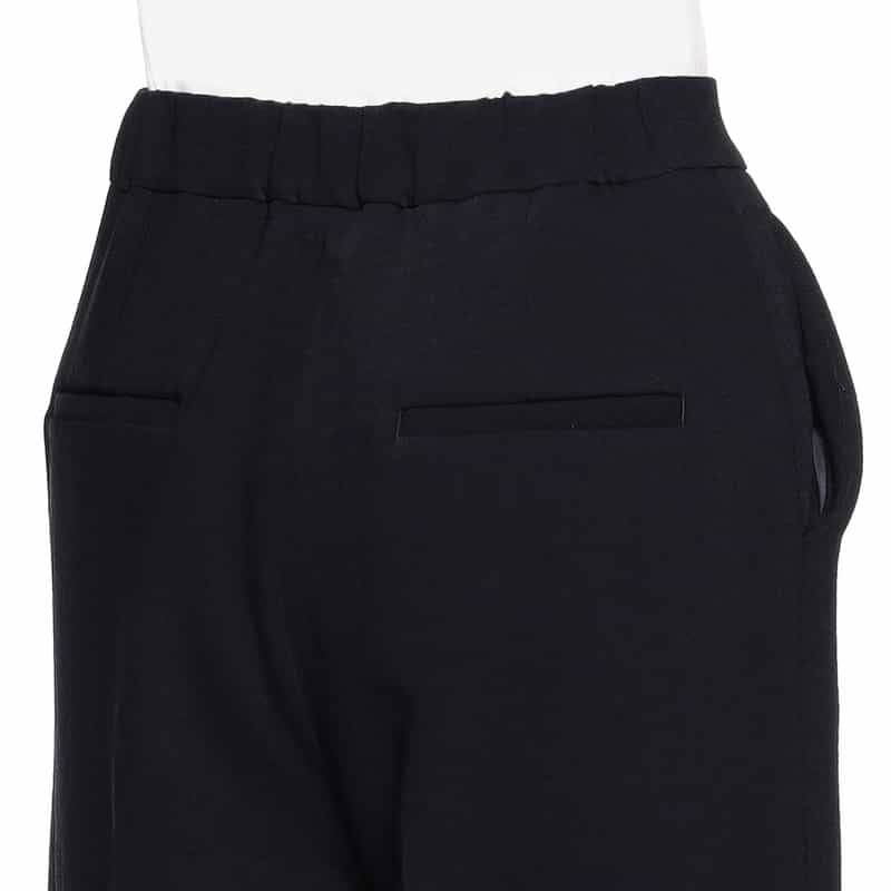 BARNEYS NEW YORK ウォッシャブル ワイドパンツ NAVY