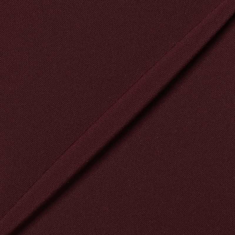 BARNEYS NEW YORK ウォッシャブルエラスティックワイドパンツ WINE