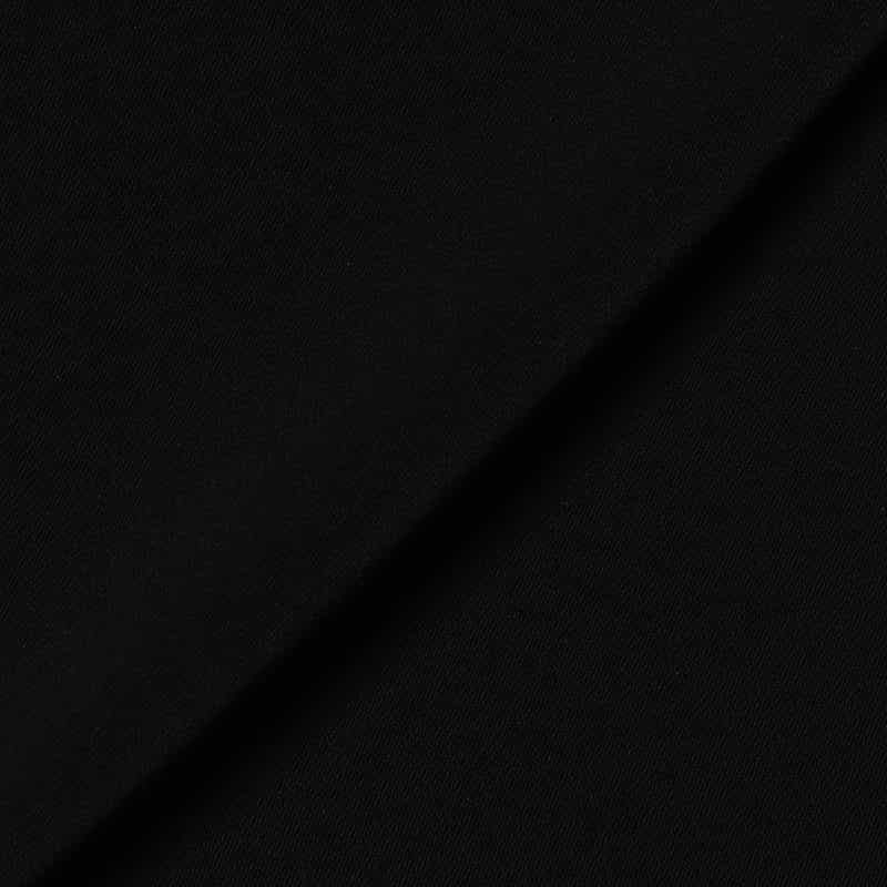 BARNEYS NEW YORK ウォッシャブルエラスティックワイドパンツ BLACK