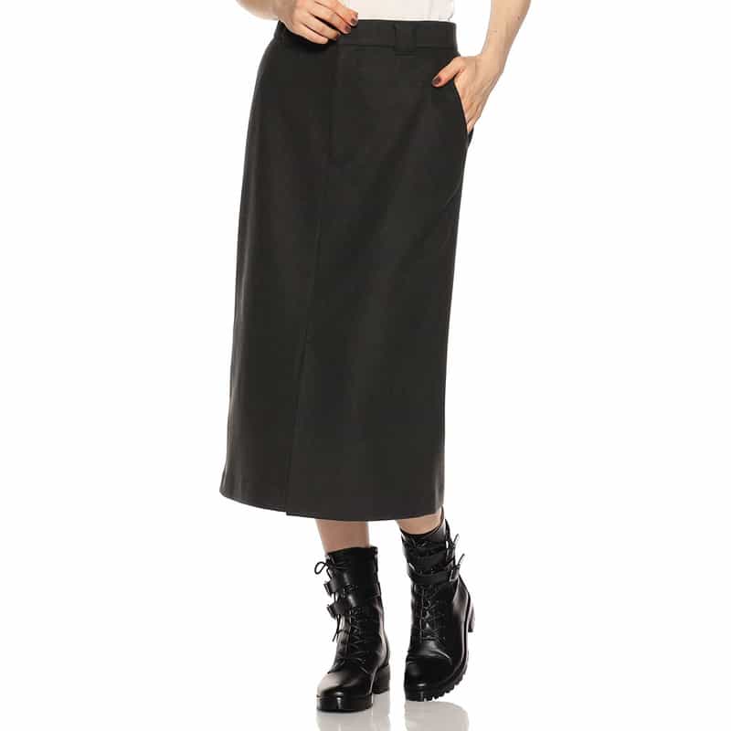 BARNEYS NEW YORK Iラインタイトスカート GRAY