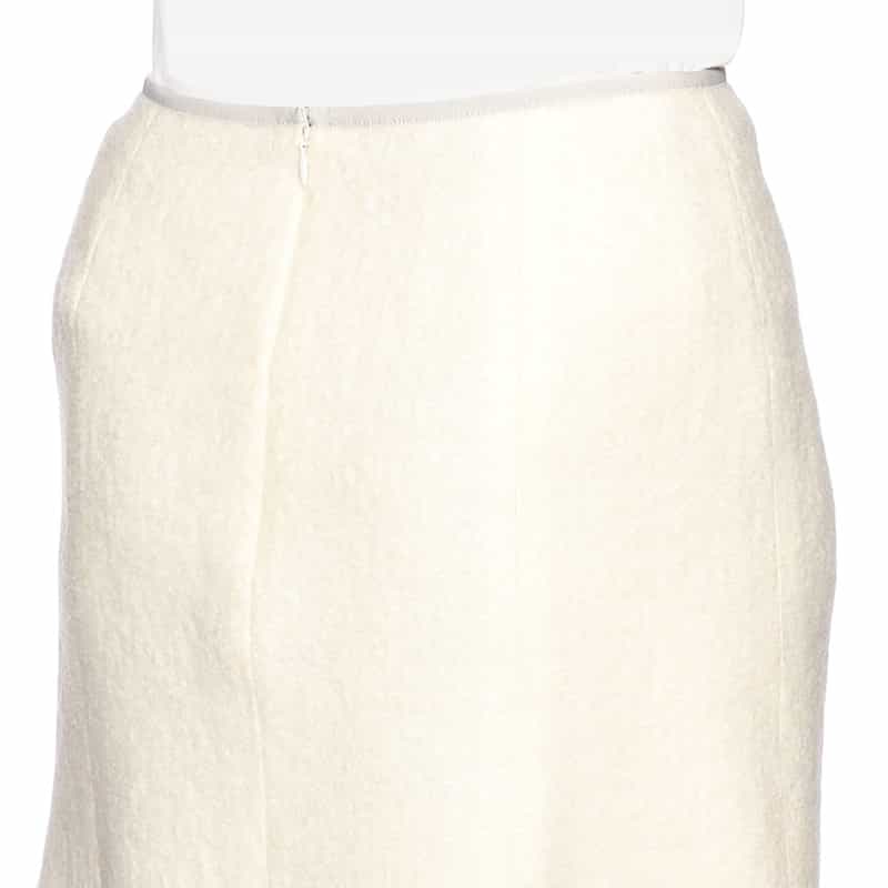 BARNEYS NEW YORK アクリルウールマーメイドスカート WHITE