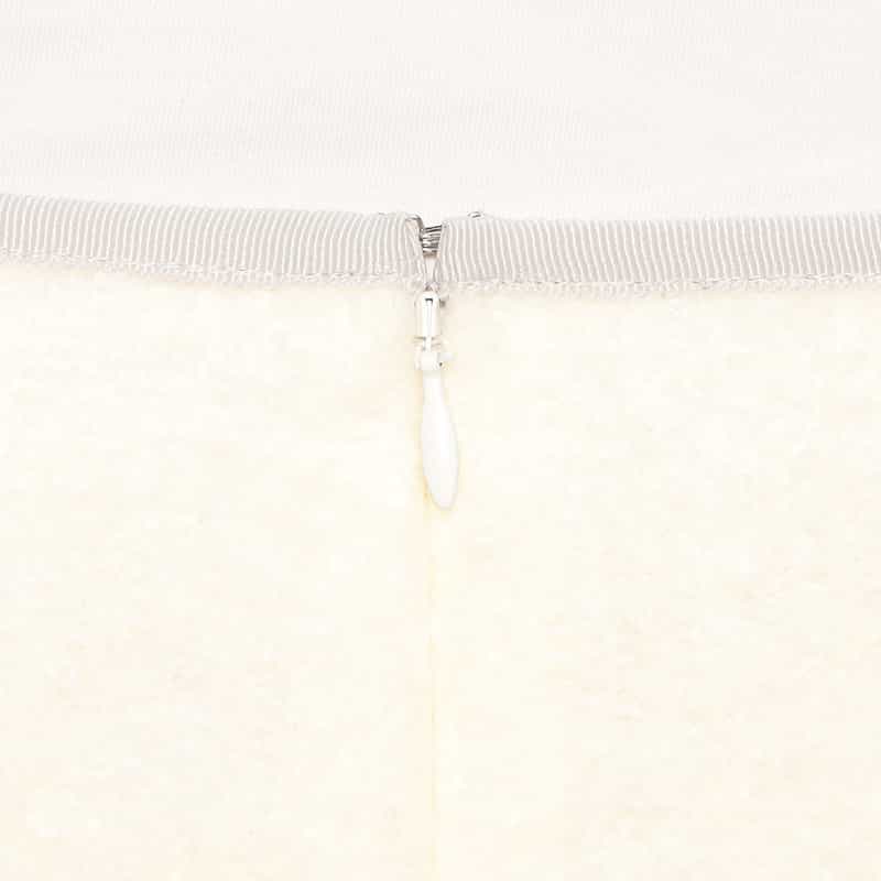 BARNEYS NEW YORK アクリルウールマーメイドスカート WHITE