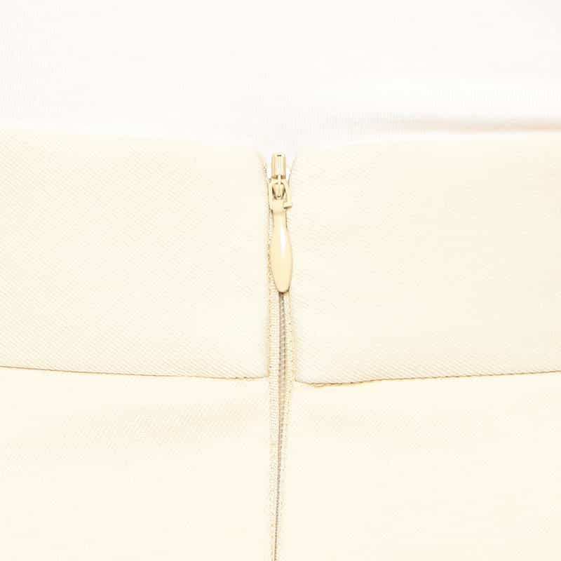 BARNEYS NEW YORK ウォッシャブルボリュームフレアロングスカート LIGHT YELLOW