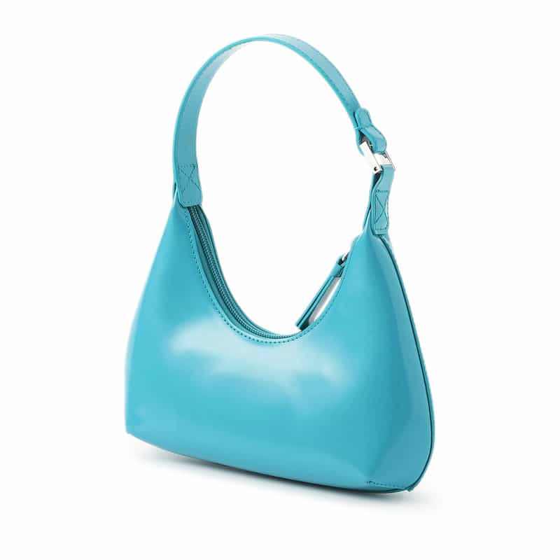 BY FAR "BABY AMBER"ハンドバッグ BLUE