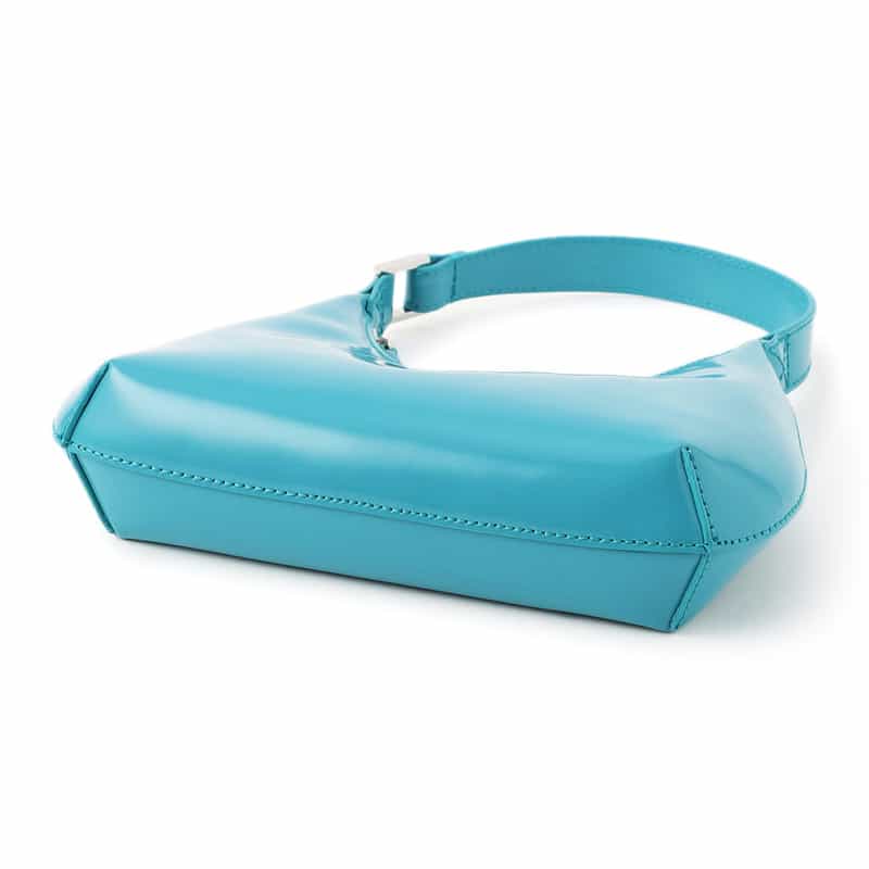 BY FAR "BABY AMBER"ハンドバッグ BLUE