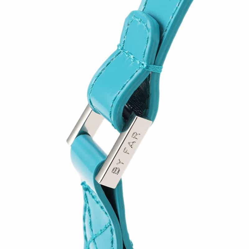 BY FAR "BABY AMBER"ハンドバッグ BLUE