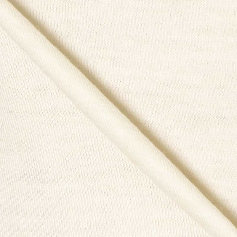 BARNEYS NEW YORK ウォッシャブルウールモックネックTシャツ WHITE