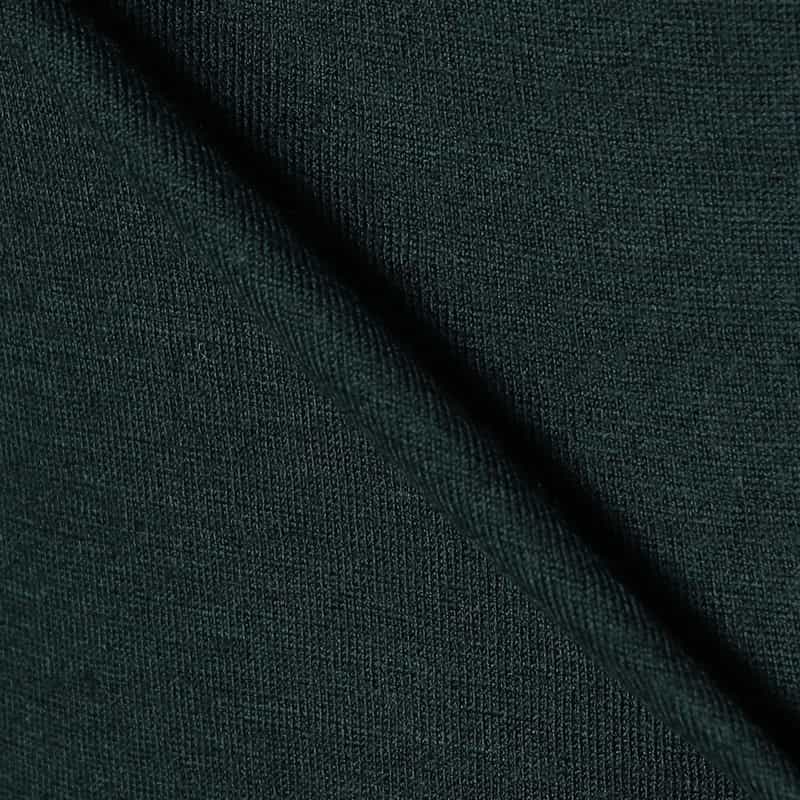 BARNEYS NEW YORK ウォッシャブルウールモックネックTシャツ DARK GREEN