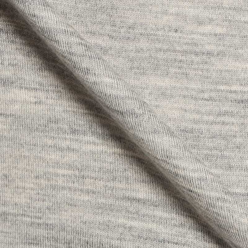 BARNEYS NEW YORK ウォッシャブルウールモックネックTシャツ GRAY