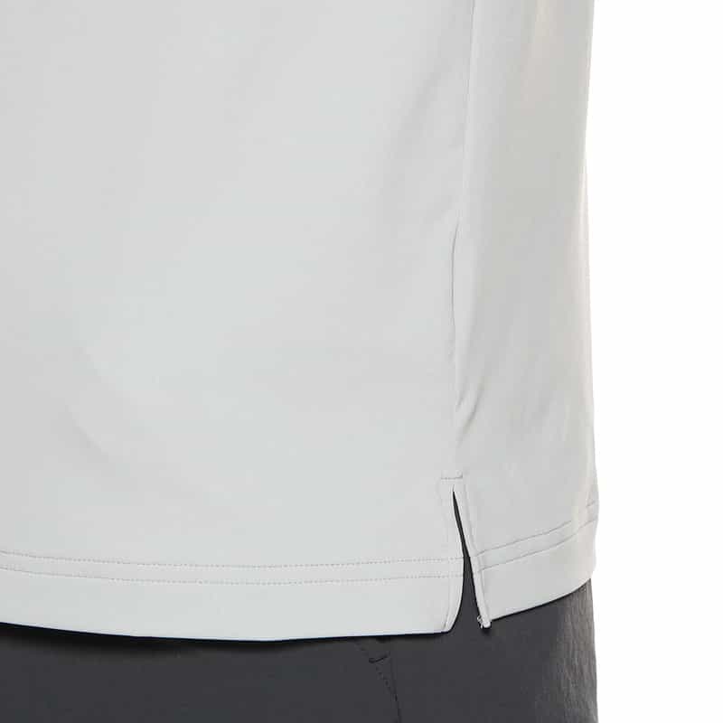 BARNEYS NEW YORK モックネックストレッチカットソー GRAY