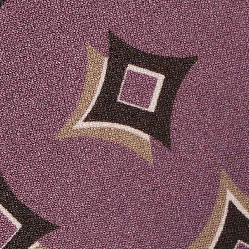 BARNEYS NEW YORK スクエア柄タイ PURPLE