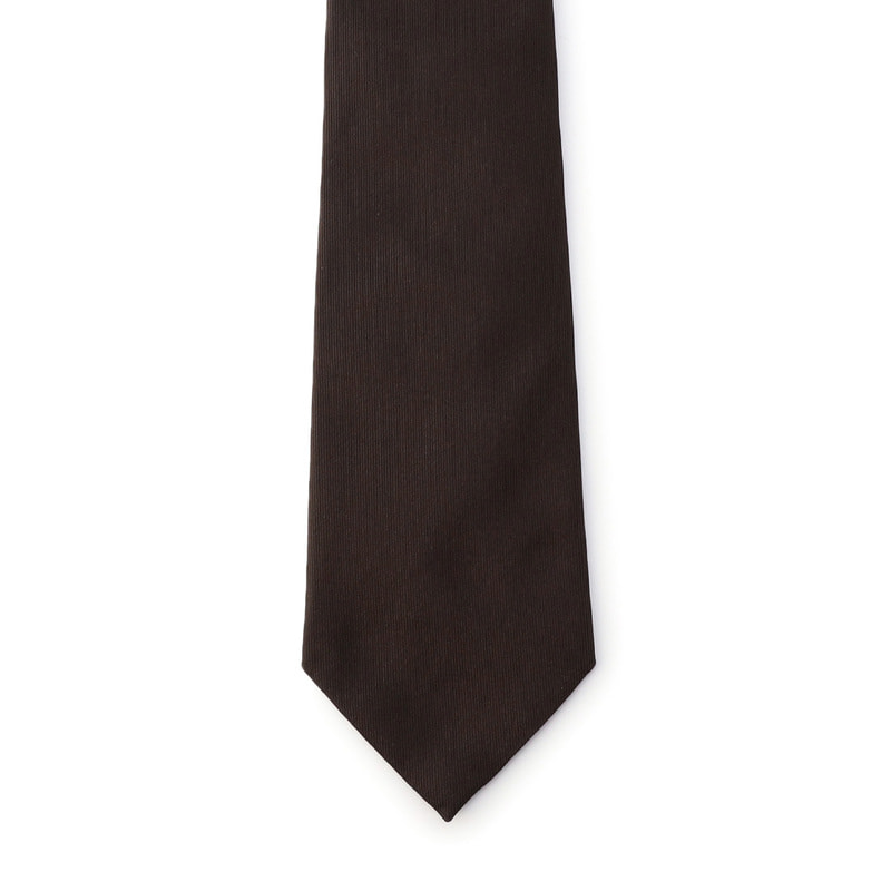 BARNEYS NEW YORK ソリッドタイ BROWN