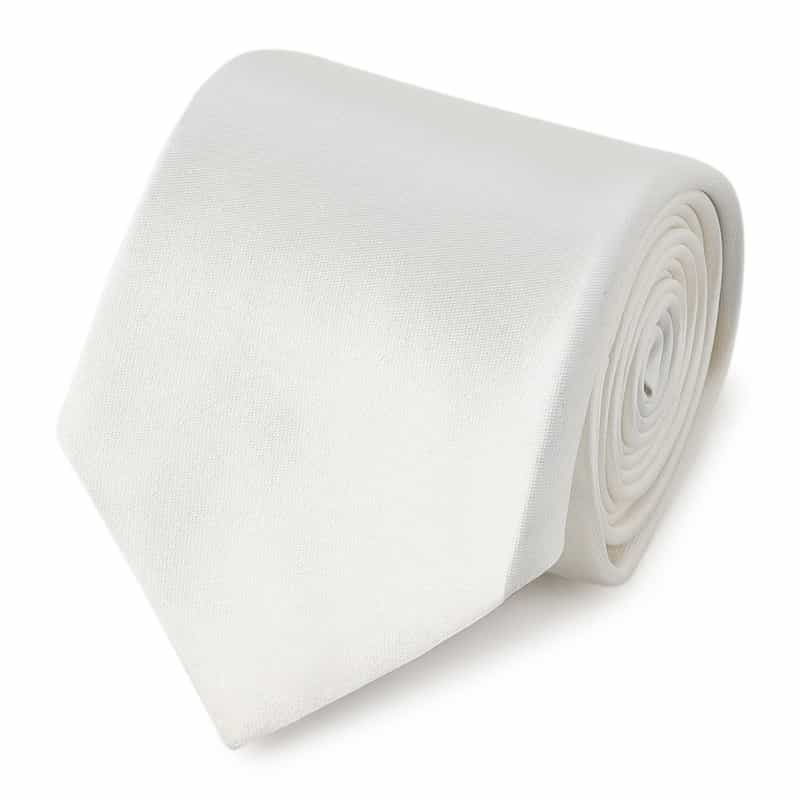 BARNEYS NEW YORK ソリッドタイ WHITE