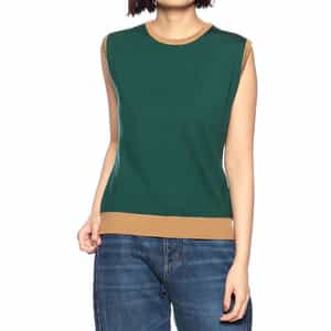 ウォッシャブルウールノースリーブニット