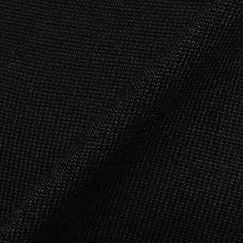 BARNEYS NEW YORK ウォッシャブルウールノースリーブニット BLACK