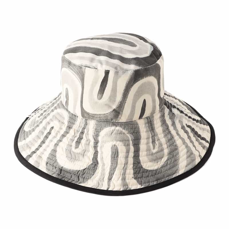 ROMUALDA リバーシブルバスケットハット BLACK