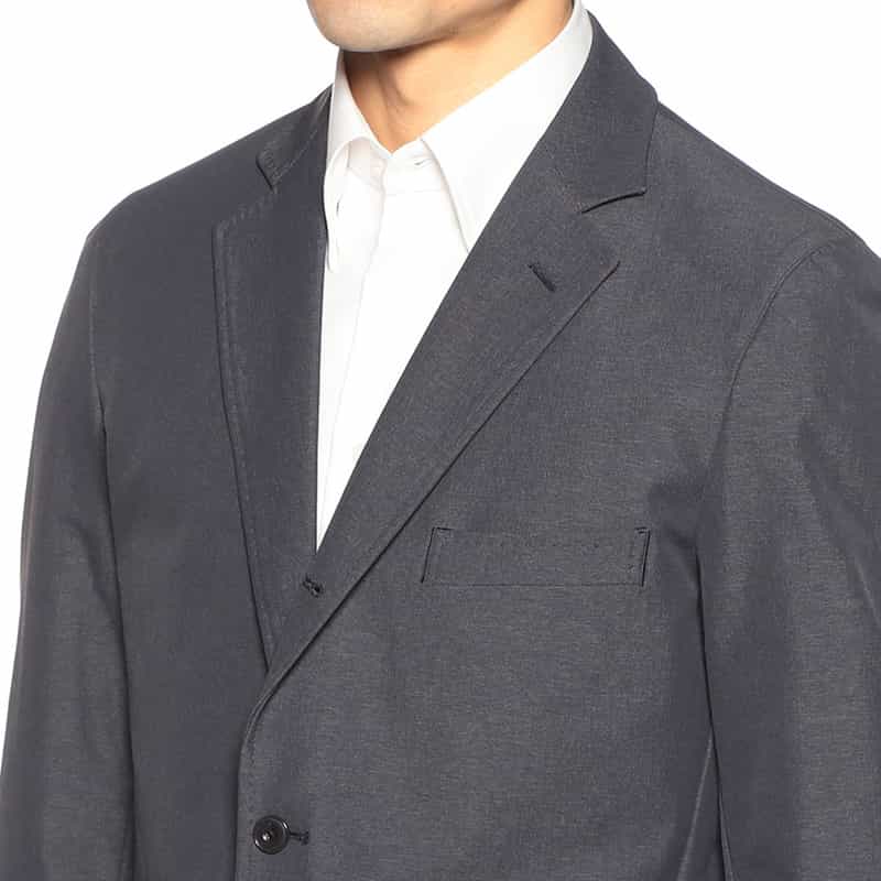 BARNEYS NEW YORK セットアップナイロンストレッチジャケット GRAY