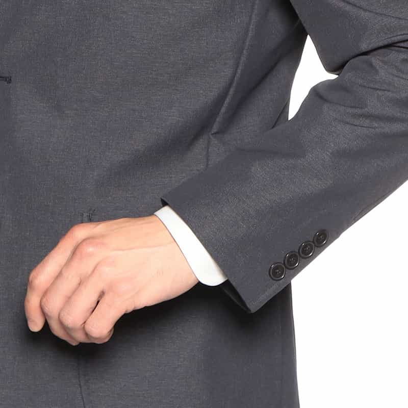 BARNEYS NEW YORK セットアップナイロンストレッチジャケット GRAY