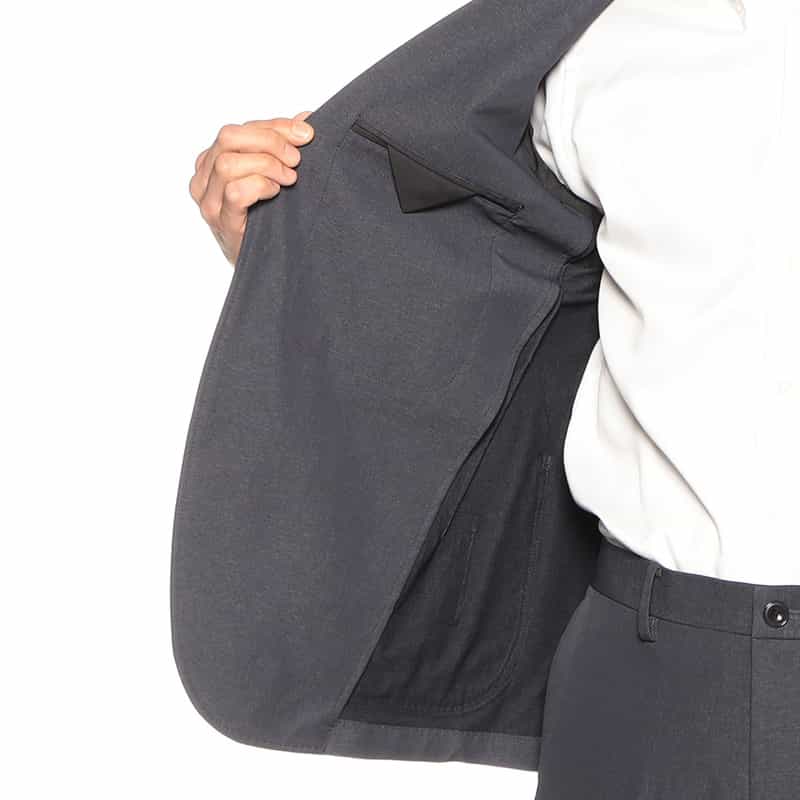 BARNEYS NEW YORK セットアップナイロンストレッチジャケット GRAY