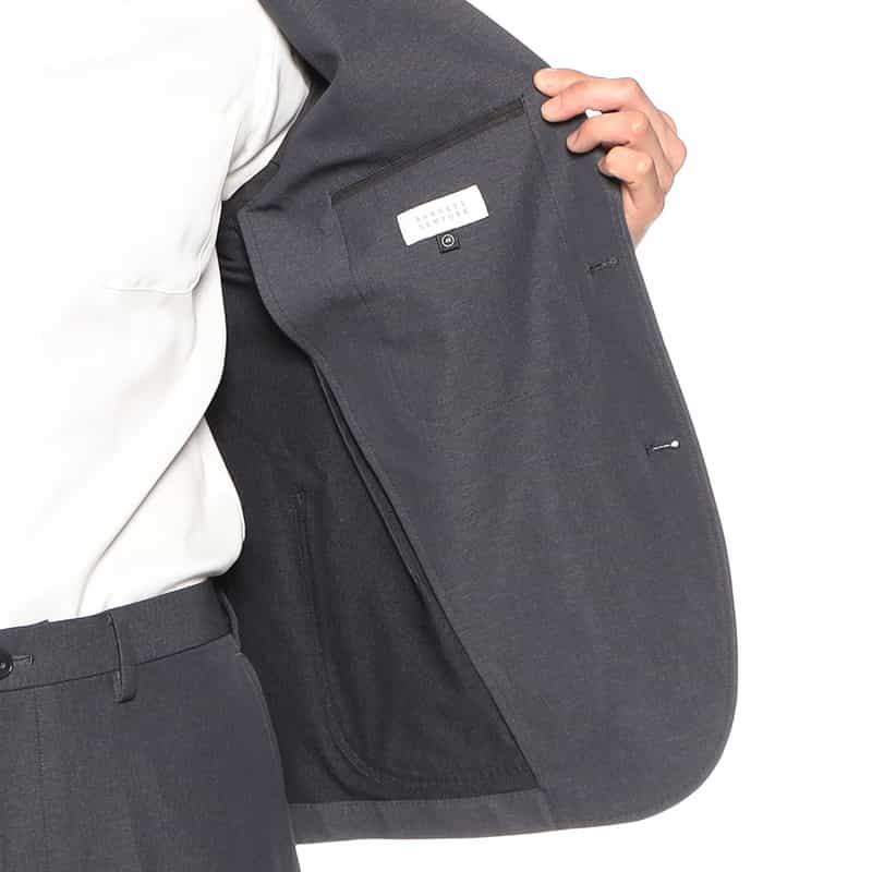 BARNEYS NEW YORK セットアップナイロンストレッチジャケット GRAY
