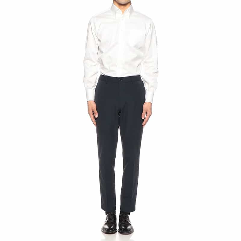 BARNEYS NEW YORK セットアップナイロンストレッチイージーパンツ NAVY