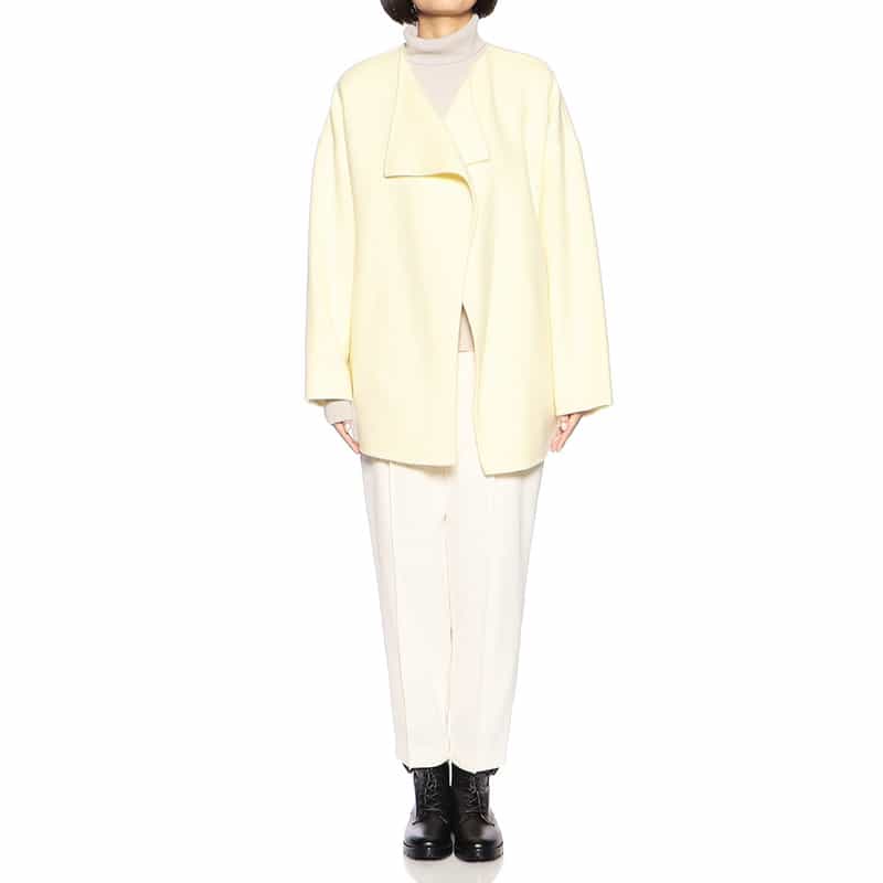BARNEYS NEW YORK ショートリバーコート YELLOW