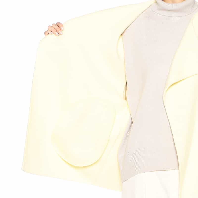 BARNEYS NEW YORK ショートリバーコート YELLOW