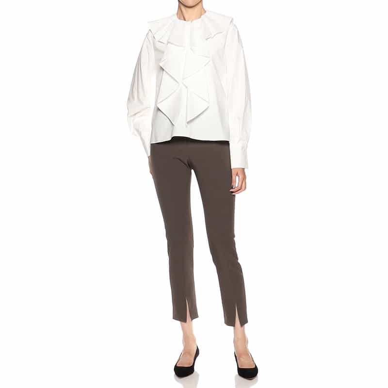 BARNEYS NEW YORK ウォッシャブルストレッチレギンスパンツ GRAY
