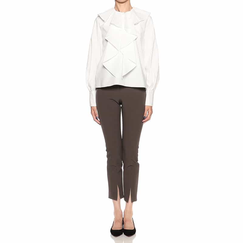 BARNEYS NEW YORK ウォッシャブルストレッチレギンスパンツ GRAY
