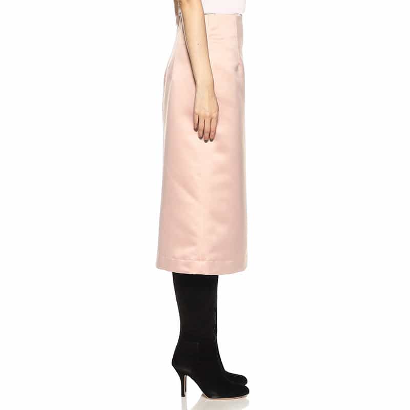 BARNEYS NEW YORK シャイニーミディスカート LIGHT PINK