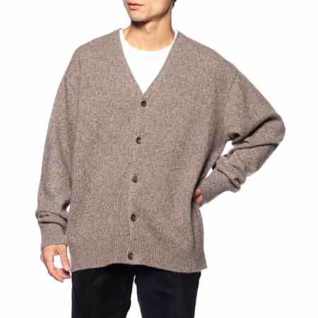バーニーズ ニューヨーク限定ファー加工カシミヤニットカーディガン
