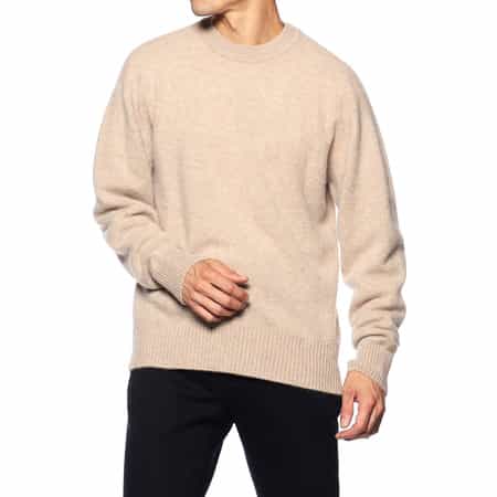 限定ファー加工カシミヤニットプルオーバー