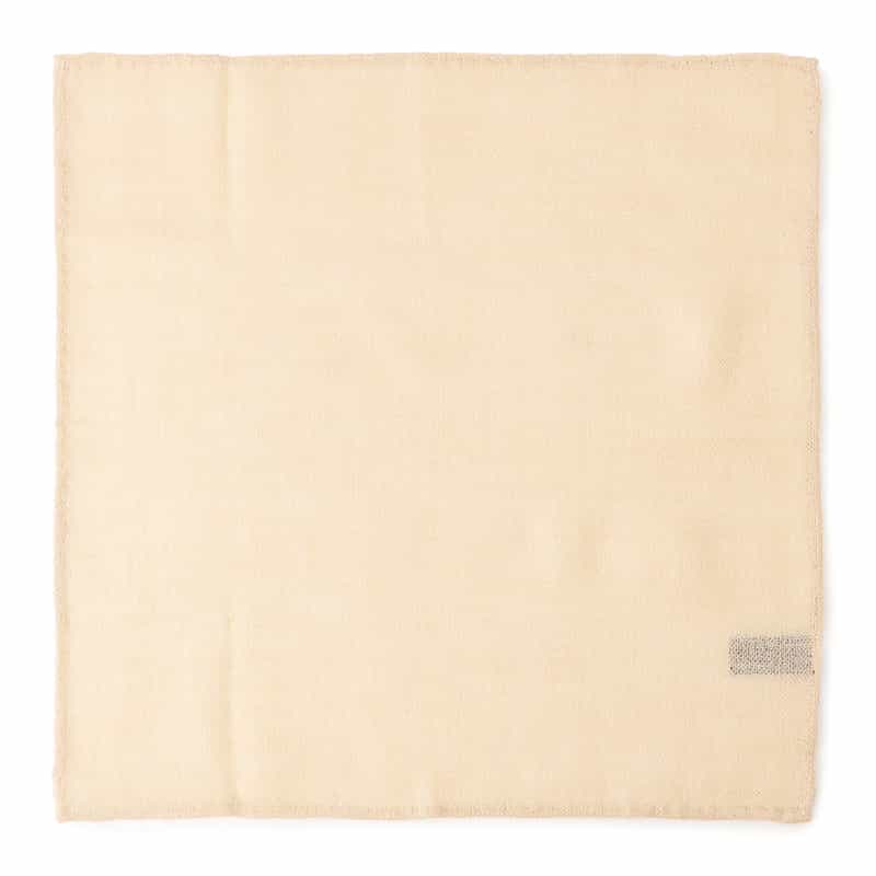 ARIANNA カシミヤ×シルク ポケットチーフ BEIGE