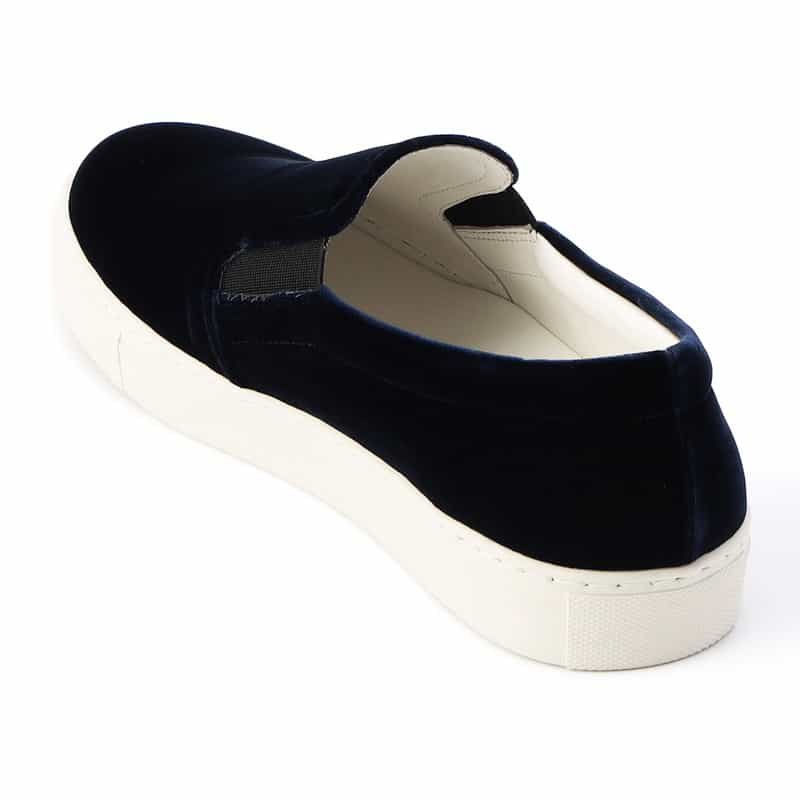 BARNEYS NEW YORK スリップオンスニーカー NAVY