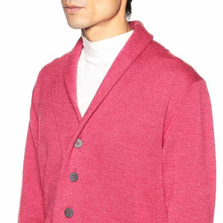 BARNEYS NEWYORK ウールニット　カーディガン　リボン　シェル　赤 FREAK'S STORE/”HELLO KITTY” リボン柄 Vネックニット